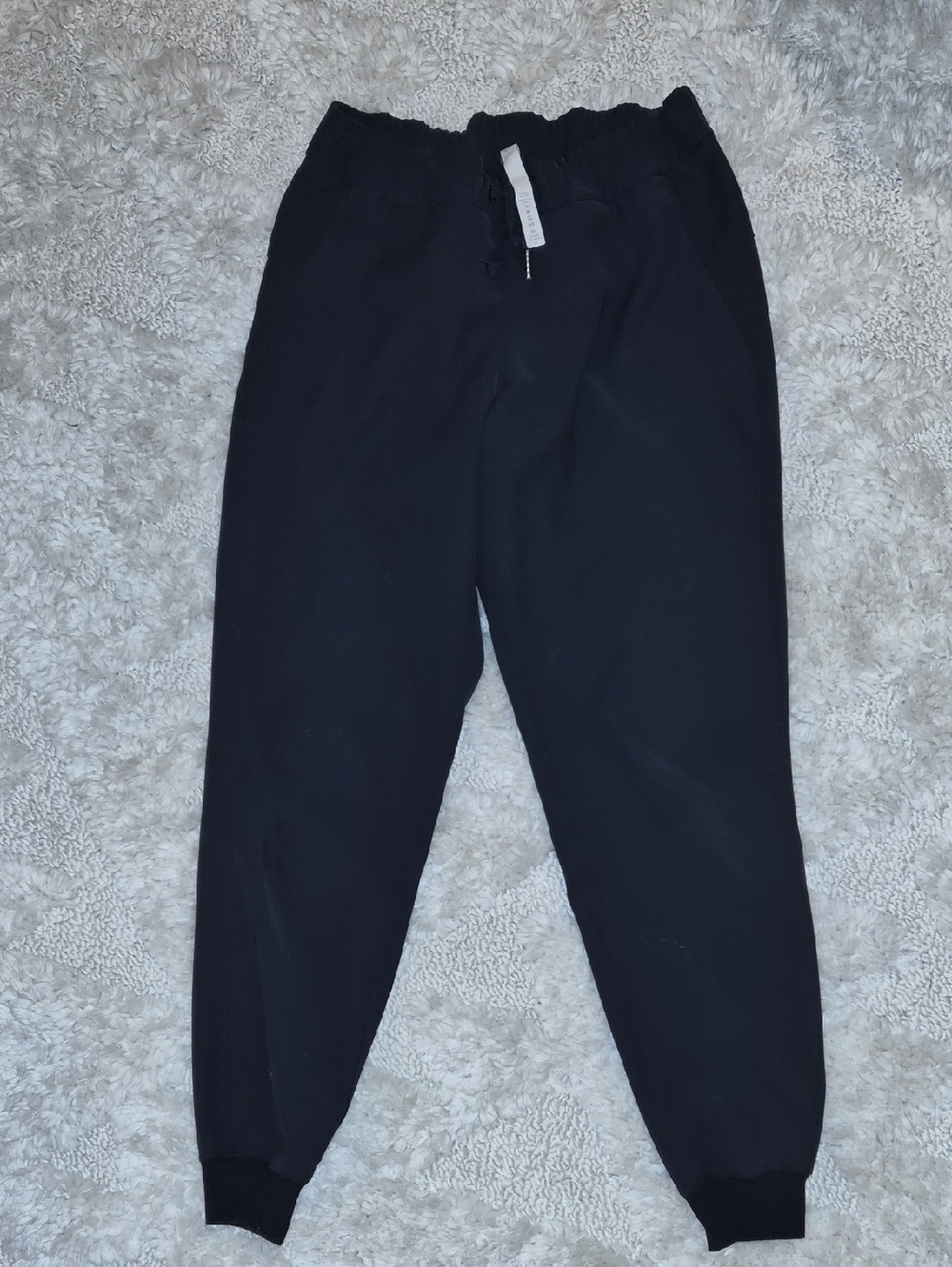 LULULEMON Black Jogger Pants - Elastic Waist Casual Sweatpants